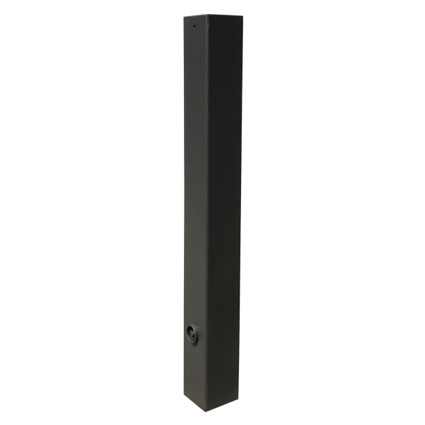 Ornamental bollard | steel tube 80 x 80 mm | series 4081B | removable, with triangular locking mechanismacc. with DIN 3223, self-engaging lockwith hot-dip galvanized ground socket part-no. 470.10approx. 500 mm below ground